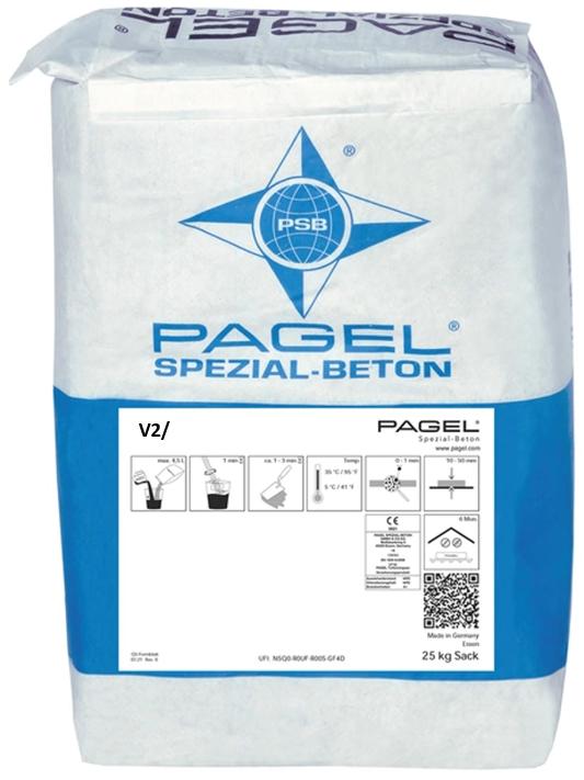 PAGEL V2 rýchle zálievkové hmoty