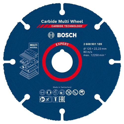Rezný kotúč BOSCH EXPERT Carbide Multi Wheel 125mm 22,23mm