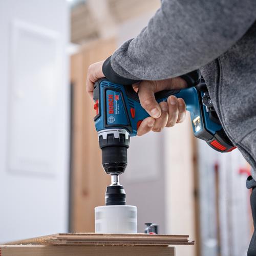 Aku vŕtací skrutkovač BOSCH GSR 18V-90 C v kufri L-BOXX 2x akumulátor a BT modul