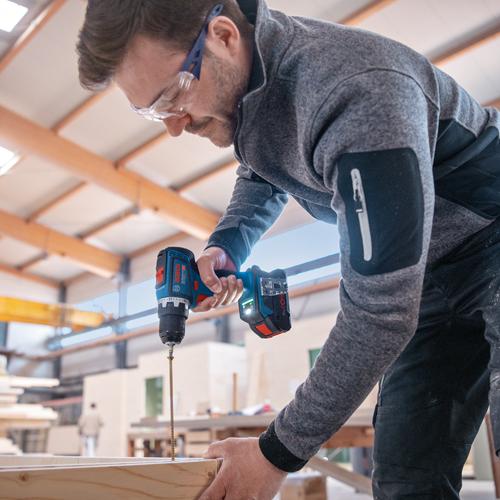 Aku vŕtací skrutkovač BOSCH GSR 18V-90 C v kufri L-BOXX 2x akumulátor a BT modul