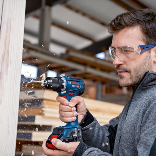 Aku vŕtací skrutkovač BOSCH GSR 18V-90 C v kufri L-BOXX 2x akumulátor a BT modul