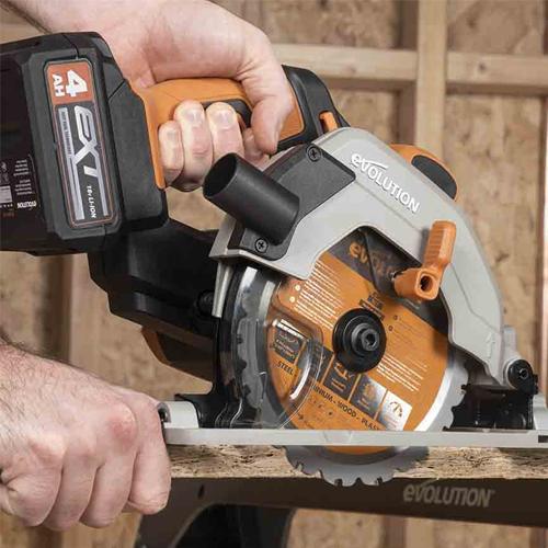 Okružná AKU píla EVO R165CCS-Li so 4,0Ah batériou a ďalšími dvoma 2Ah batériami a nabíjačkou ZADARMO