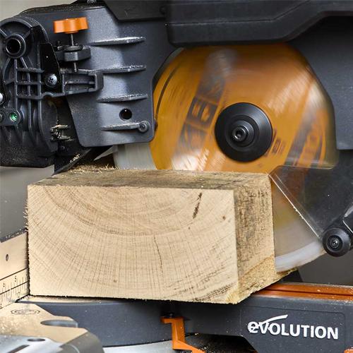 Pokosová AKU stolová píla EVOLUTION R255SMS-DB-Li sólo stroj