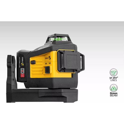 Samonivelačný líniový krížový laser STABILA LAX 600 G 7-dielny SET