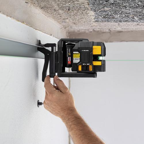 Samonivelačný líniový krížový laser STABILA LAX500G 7-dielny SET 2x batéria CAS