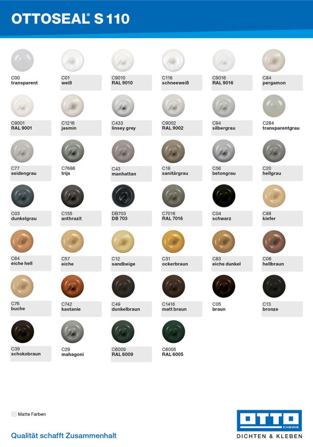 Silikón na drevo OTTOSEAL S110 580 ml